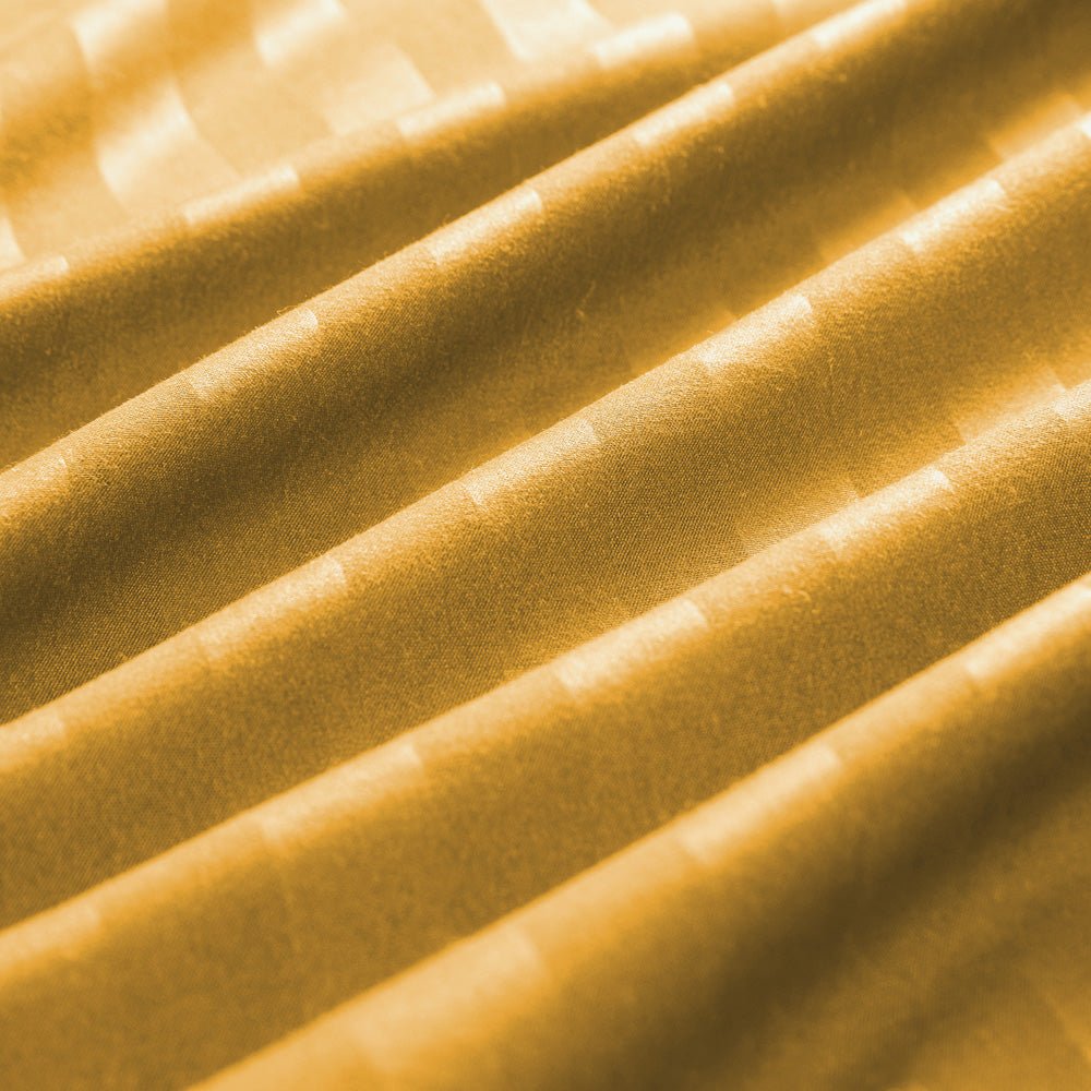 Ochre Stripe Duvet Cover Set - Image 4