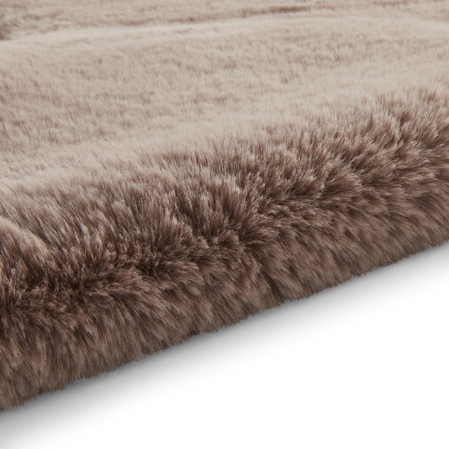 Super Teddy Single Faux Sheepskin 60cm x 90cm Rug Mink - Image 5