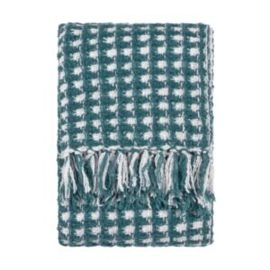 Toasty Waffle Throw 130cm x 180cm Teal