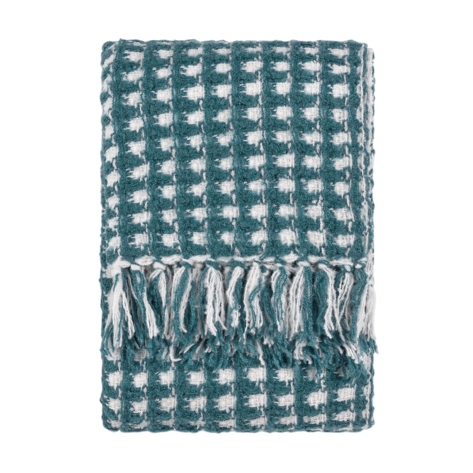 Toasty Waffle Throw 130cm x 180cm Teal