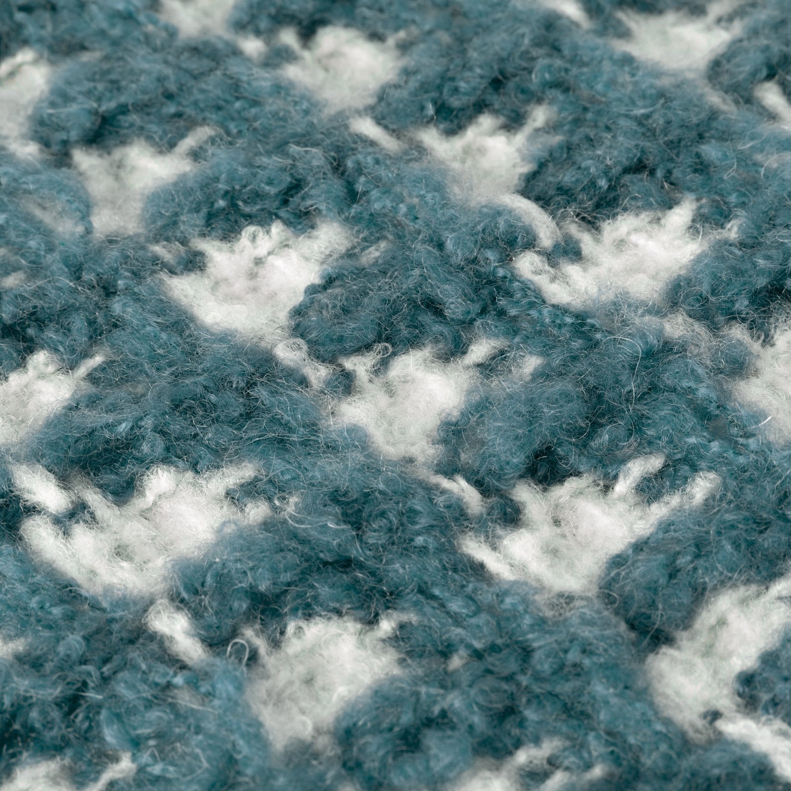 Toasty Waffle Throw 130cm x 180cm Teal - Image 2
