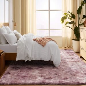 Tie Dye Lilac Rug  For Living Room