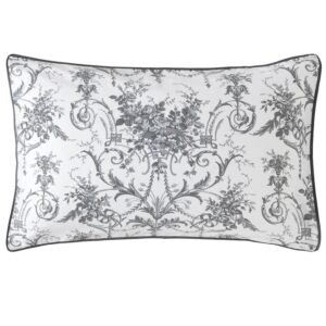 Laura Ashley Tuileries Pillowcase Housewife Charcoal