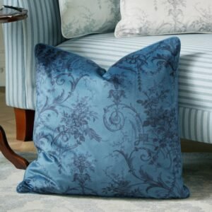 Laura Ashley Tuileries 50cm x 50cm Filled Cushion Midnight