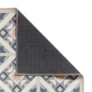 Victoria H1187 Washable Runner Grey Orange