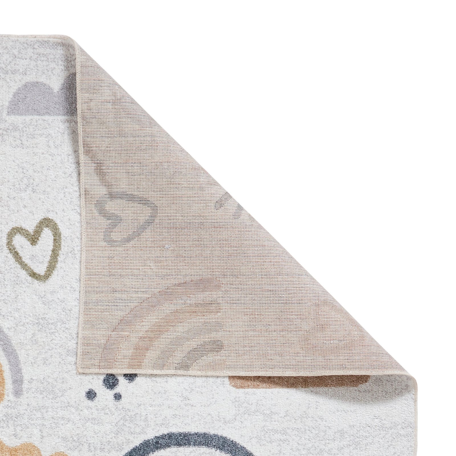 Vida Kids Recycled Rug Rainbow Sun - Image 3