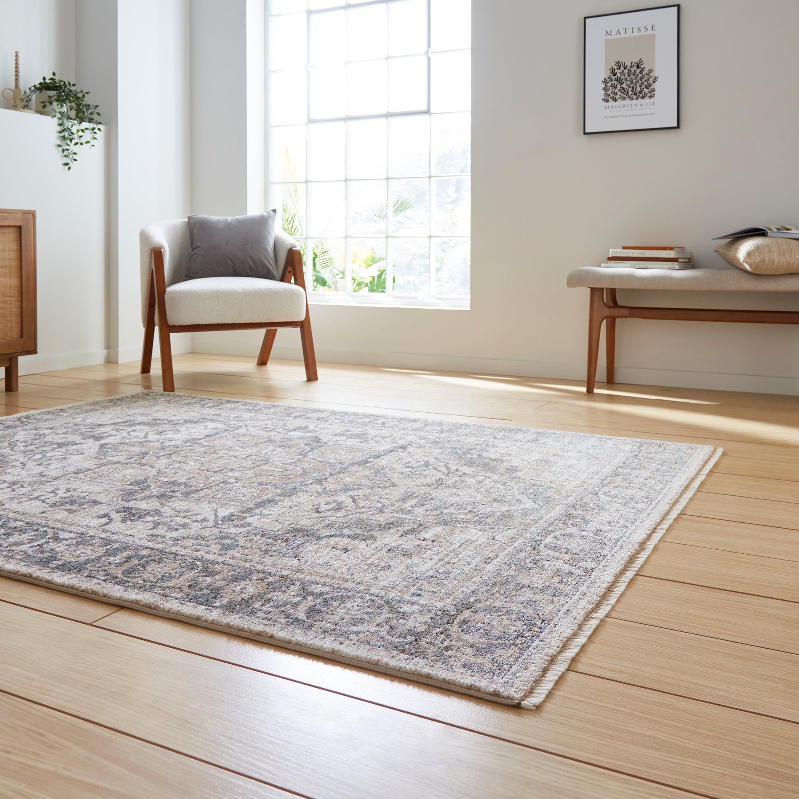 Vintage 35018 High Density Weave Rug Green - Image 2