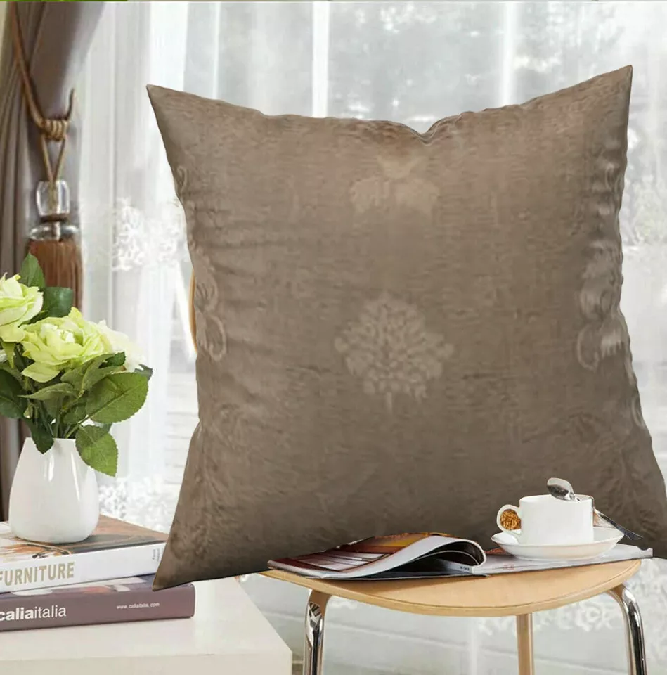 Floral Jacquard Square Sofa Cushion Cover for Bedroom - Image 18