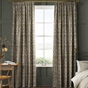 William Morris African Marigold Velvet Made to Measure Curtain Limestone