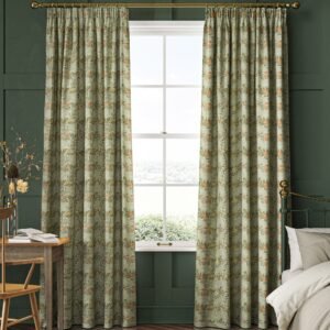 William Morris Larkspur Made to Measure Curtain Nettle