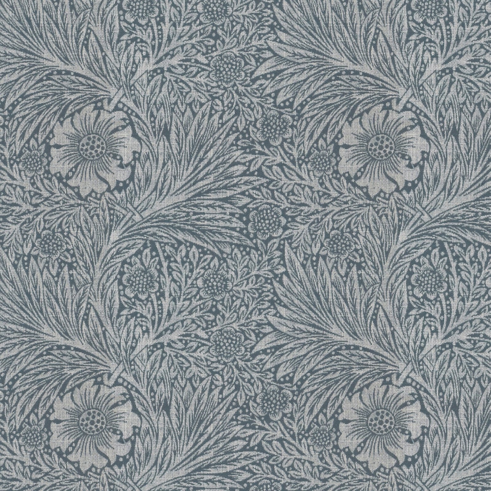 William Morris Marigold Woven Made to Measure Curtain Woad - Image 3