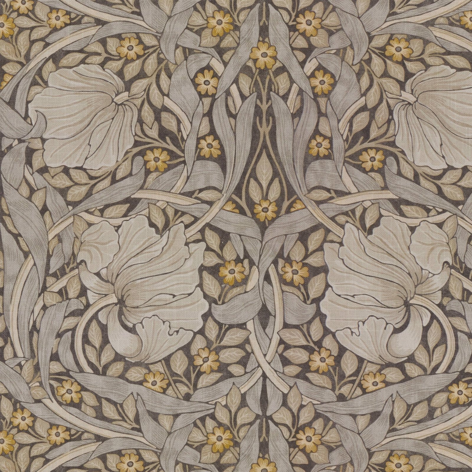 William Morris Pimpernel Velvet Made to Measure Curtain Flint - Image 3