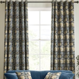 William Morris Pimpernel Made to Measure Curtain Indigo