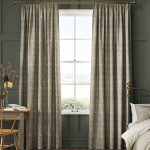 William Morris Wild Tulip Made to Measure Curtain Limestone