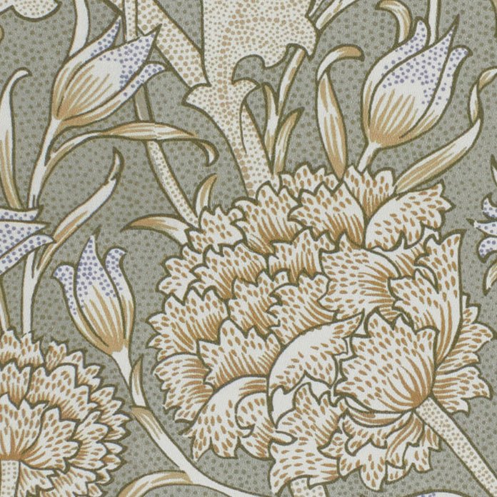 William Morris Wild Tulip Made to Measure Curtain Sage - Image 4