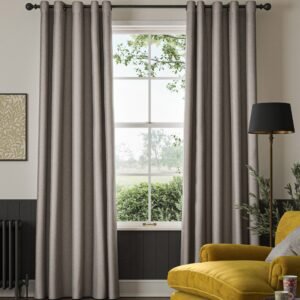 William Morris Willow Woven Made to Measure Curtain Iron