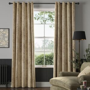William Morris Compton Silhouette Velvet Made To Measure Curtains Barley