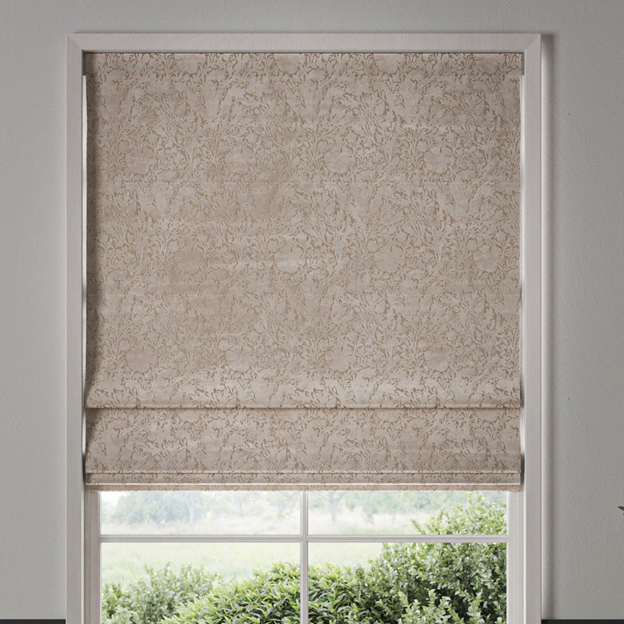 William Morris Compton Silhouette Velvet Made To Measure Curtains Cloud - Image 3