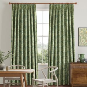 William Morris Foliage Made To Measure Curtains Apple
