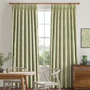 William Morris Acorn Made To Measure Curtains Lichen