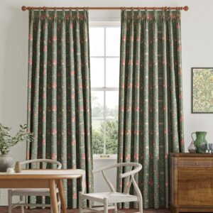 William Morris Iris Made To Measure Curtains Sage