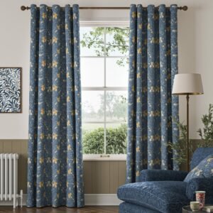 William Morris Iris Made To Measure Curtains River