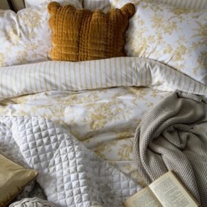 Laura Ashley Walled Garden Pillowcase Housewife Ochre Yellow