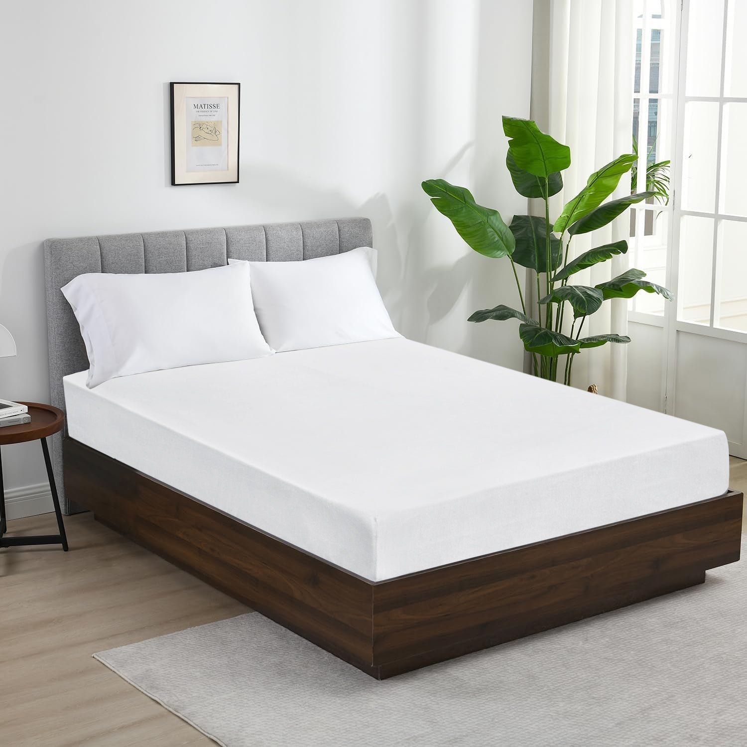 Jersey Cotton Fitted Sheet Extra Deep 25CM - Image 62