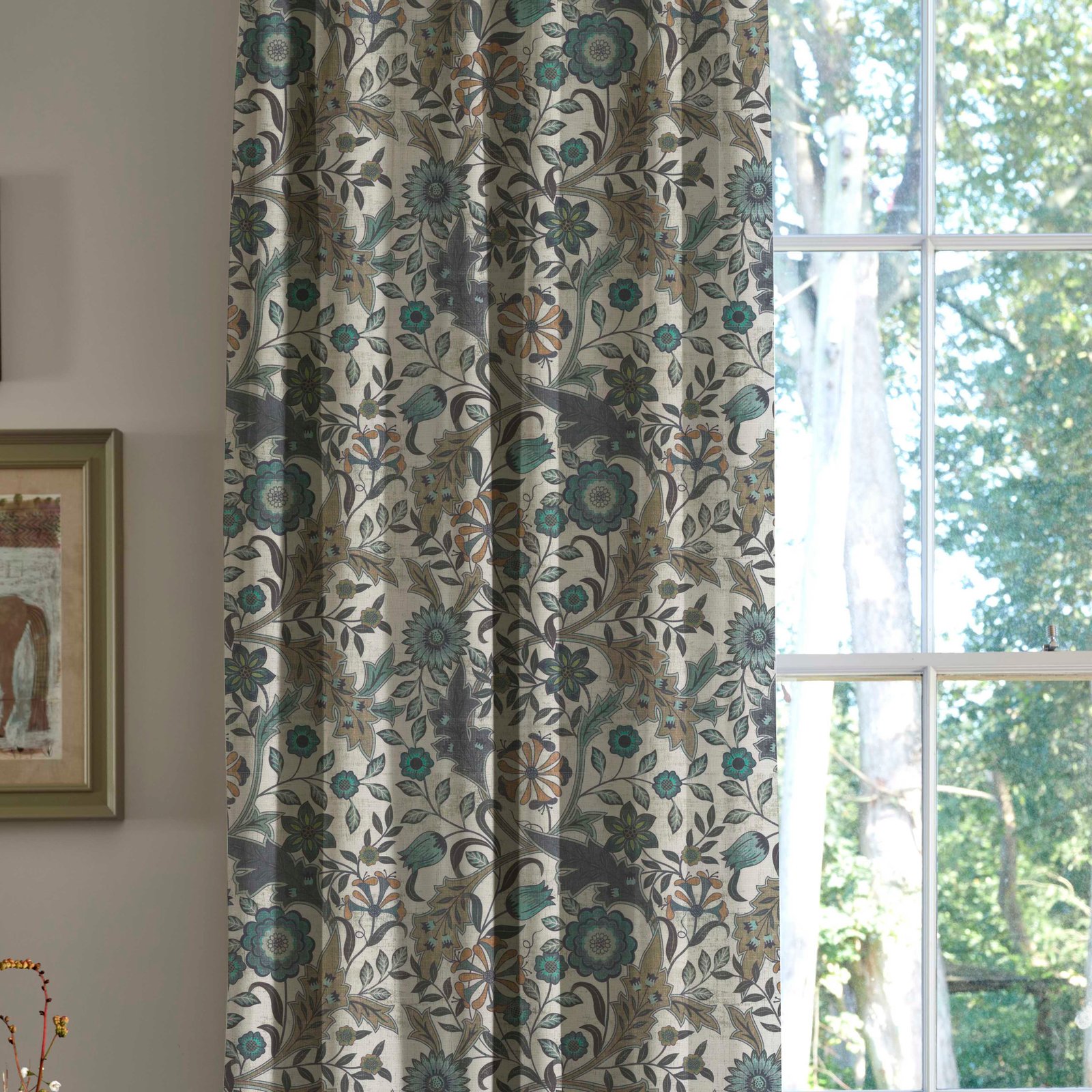 Linda Barker Home Agra Made To Measure Curtains Saphire - Image 2