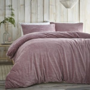 Alaska Duvet Cover Bedding Set Blush
