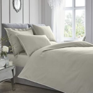 Appletree Boutique 200 Duvet Cover Bedding Set Silver
