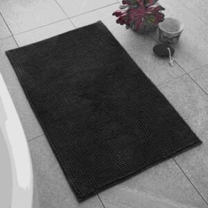 Catherine Lansfield Bobble Bath Mat 50cm x 80cm Charcoal Grey