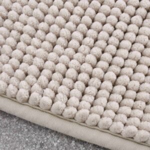 Catherine Lansfield Bobble Bath Mat 50cm x 80cm Natural
