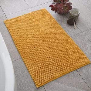Catherine Lansfield Bobble Bath Mat 50cm x 80cm Ochre