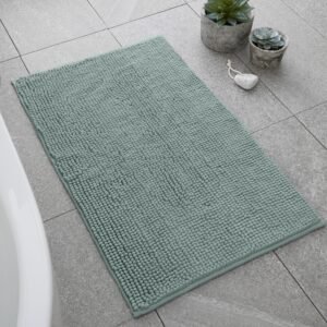 Catherine Lansfield Bobble Bath Mat 50cm x 80cm Sage Green