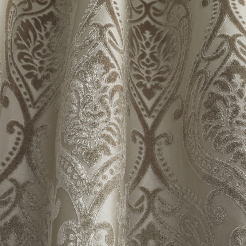 Curtina Chateau Ready Made Eyelet Curtains Natural - Image 2