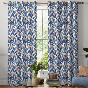 Voyage Enso Made to Measure Curtain Cobalt