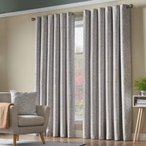 Ferndown Blockout Ready Made Eyelet Curtains Cream