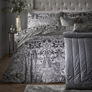 Laurence Llewelyn-Bowen Firenza Duvet Cover Bedding Set Slate