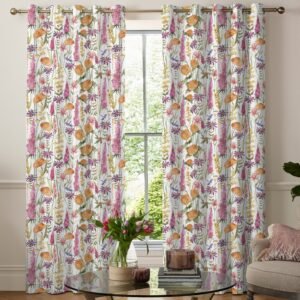 Voyage Florabunda Made to Measure Curtain Russett Linen