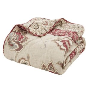 Catherine Lansfield Kashmir 200cm x 200cm Bedspread Multi