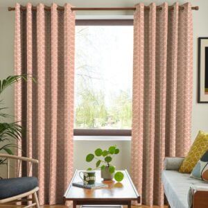 Orla Kiely Linear Stem Made to Measure Curtain Bubblegum