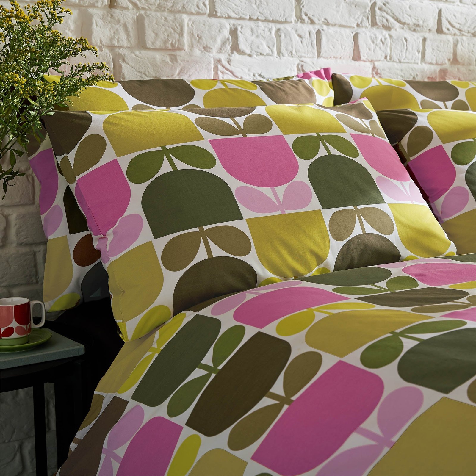 Orla Kiely Block Stem Duvet Cover Bedding Set Multi - Image 2