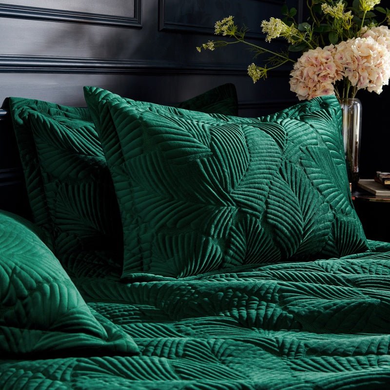 Paoletti Palmeria Duvet Cover Bedding Set Emerald - Image 3