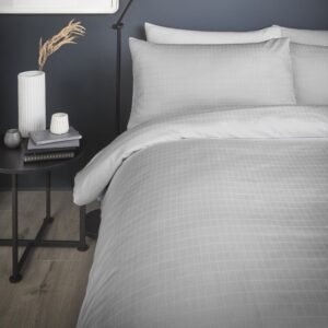 Ravenna Duvet Cover Bedding Set Silver