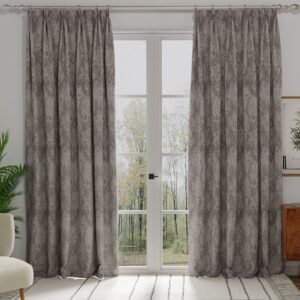 Chantilly Made to Measure Curtain Grey