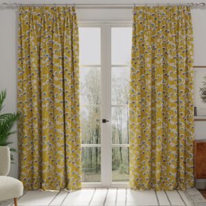 Clara Made to Measure Curtain Saffron