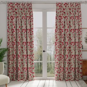 Como Made to Measure Curtain Cherry
