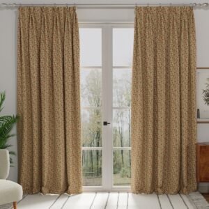 Vercelli Made to Measure Curtain Burnt Orange