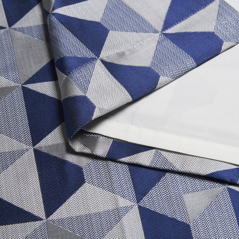 Skandi Ready Made Eyelet Curtains Navy - Image 3